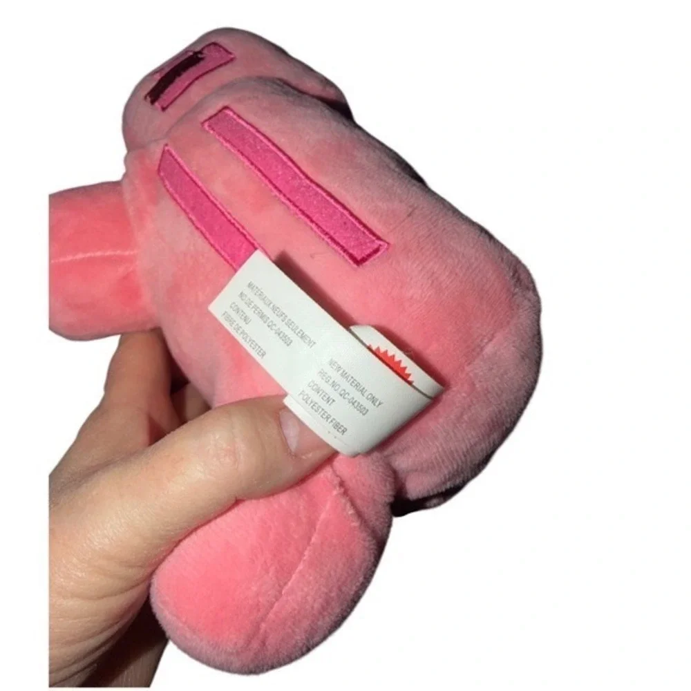 Mattel Minecraft Pig Plush Toy Pink‎ Stuffed Animal 2021 HBN42 Excellent